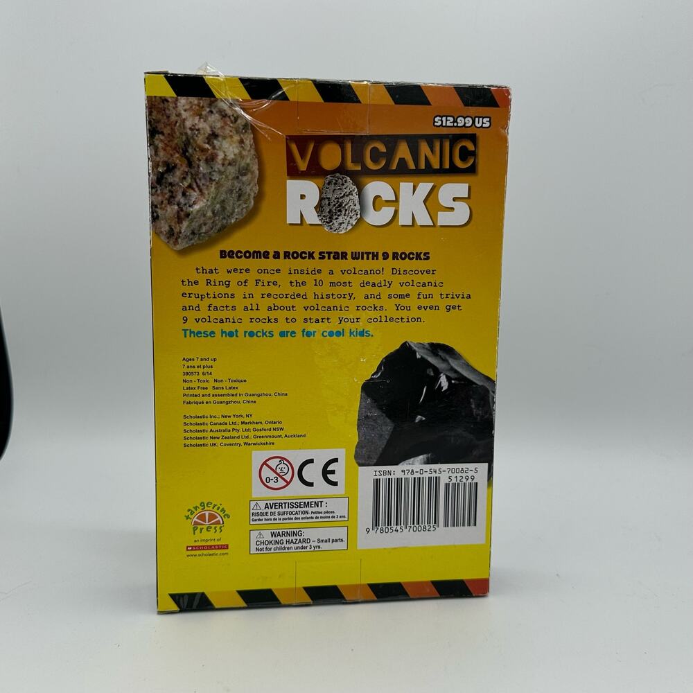 Scholastic Volcanic Rocks Book and Sample Rocks Set Ages 7+ - Picture 4 of 5